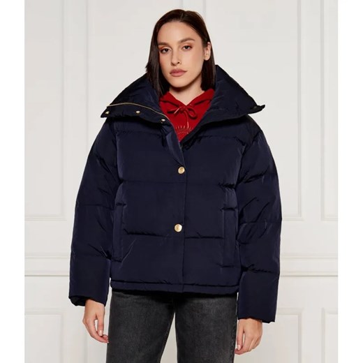 Tommy Hilfiger Puchowa kurtka GOLD BUTTON | Oversize fit ze sklepu Gomez Fashion Store w kategorii Kurtki damskie - zdjęcie 185012034