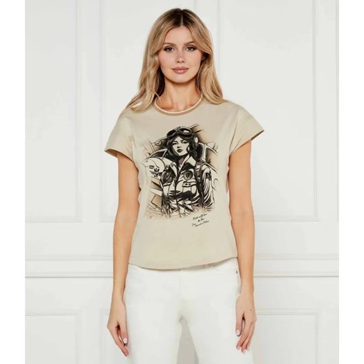 Aeronautica Militare T-shirt | Regular Fit ze sklepu Gomez Fashion Store w kategorii Bluzki damskie - zdjęcie 185012322