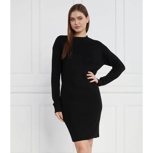 Armani Exchange Sukienka Vestito | z dodatkiem wełny ze sklepu Gomez Fashion Store w kategorii Sukienki - zdjęcie 185012342
