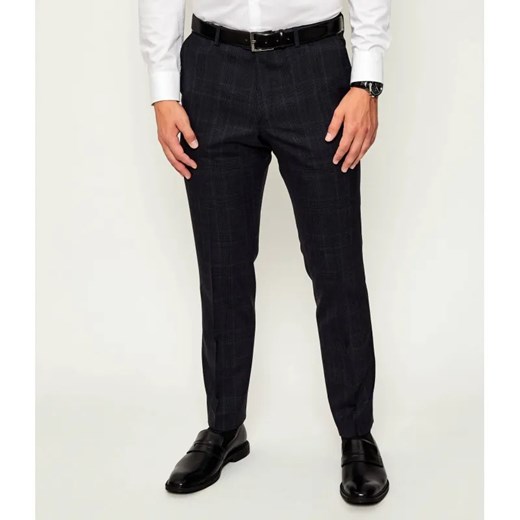 Oscar Jacobson Wełniane spodnie Dandy | Regular Fit ze sklepu Gomez Fashion Store w kategorii Spodnie męskie - zdjęcie 185012532