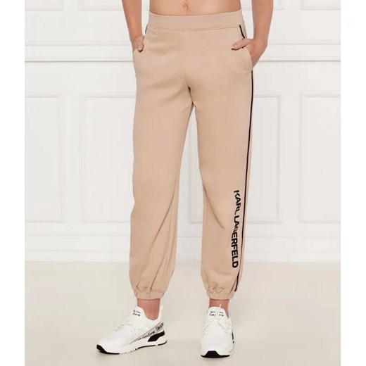 Karl Lagerfeld Spodnie dresowe | Regular Fit ze sklepu Gomez Fashion Store w kategorii Spodnie damskie - zdjęcie 185012661