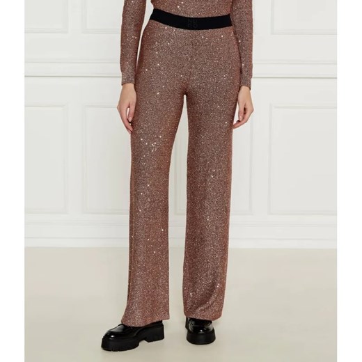 HUGO Spodnie Savesti | flare fit ze sklepu Gomez Fashion Store w kategorii Spodnie damskie - zdjęcie 185012693