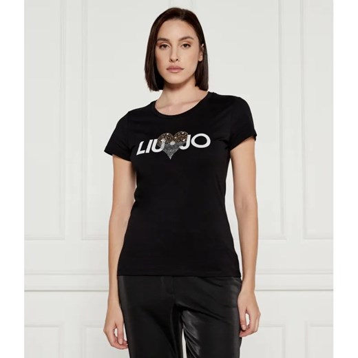 Liu Jo T-shirt | Regular Fit ze sklepu Gomez Fashion Store w kategorii Bluzki damskie - zdjęcie 185012712