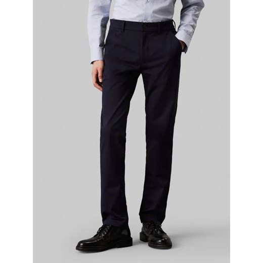 Calvin Klein Spodnie chino | Slim Fit | stretch ze sklepu Gomez Fashion Store w kategorii Spodnie męskie - zdjęcie 185012722