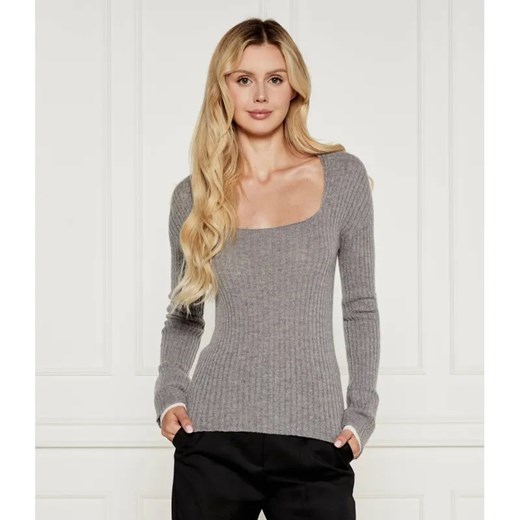 Pinko Wełniany sweter CYMRIC | Slim Fit | z dodatkiem kaszmiru ze sklepu Gomez Fashion Store w kategorii Swetry damskie - zdjęcie 185012862