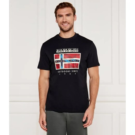 Napapijri T-shirt | Regular Fit ze sklepu Gomez Fashion Store w kategorii T-shirty męskie - zdjęcie 185012894