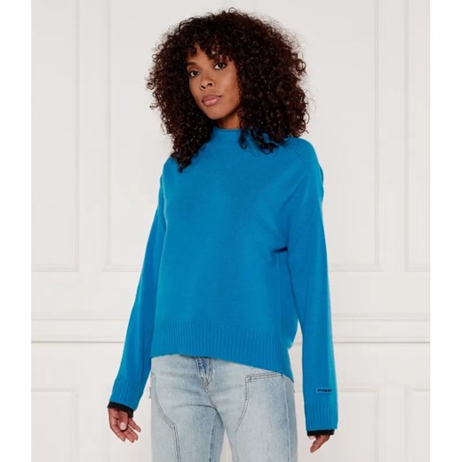 Pinko Wełniany sweter DONSKOY | Relaxed fit | z dodatkiem kaszmiru ze sklepu Gomez Fashion Store w kategorii Swetry damskie - zdjęcie 185012993