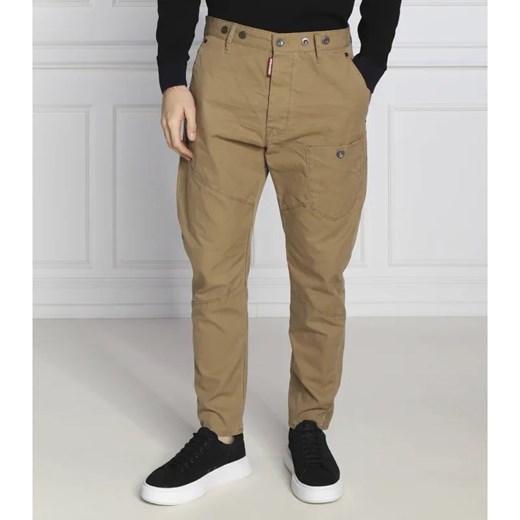 Dsquared2 Spodnie cargo Work Combat | Regular Fit ze sklepu Gomez Fashion Store w kategorii Spodnie męskie - zdjęcie 185013040