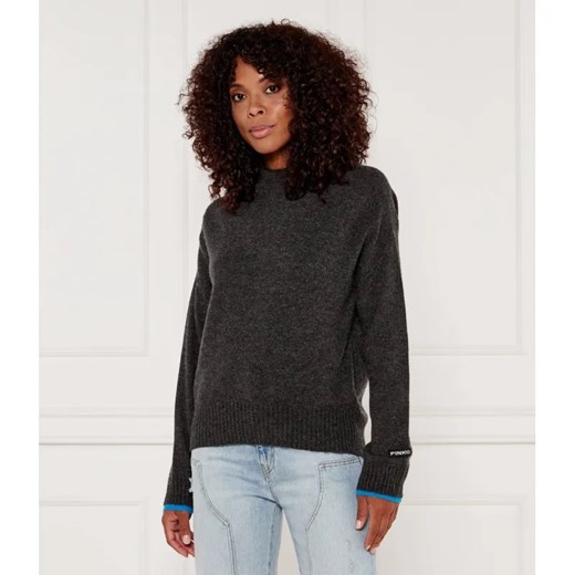 Pinko Wełniany sweter DONSKOY | Regular Fit | z dodatkiem kaszmiru ze sklepu Gomez Fashion Store w kategorii Swetry damskie - zdjęcie 185013051