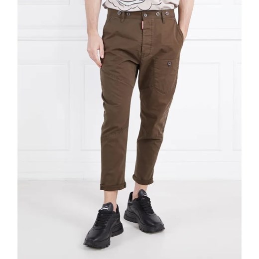 Dsquared2 Spodnie cargo Work Combat | Regular Fit ze sklepu Gomez Fashion Store w kategorii Spodnie męskie - zdjęcie 185013124