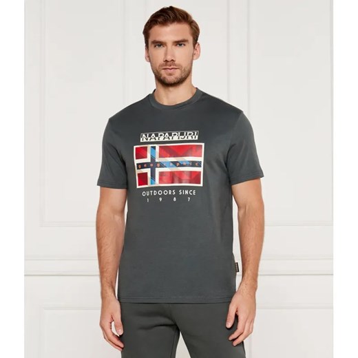 Napapijri T-shirt | Regular Fit ze sklepu Gomez Fashion Store w kategorii T-shirty męskie - zdjęcie 185013134