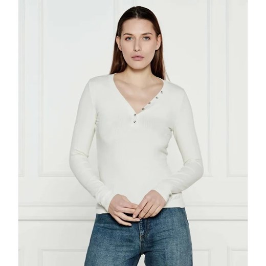 GUESS Bluzka KYLA | Slim Fit ze sklepu Gomez Fashion Store w kategorii Bluzki damskie - zdjęcie 185013221