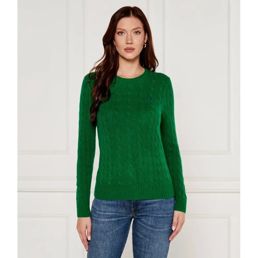 POLO RALPH LAUREN Wełniany sweter JULIANNA | Slim Fit | z dodatkiem kaszmiru ze sklepu Gomez Fashion Store w kategorii Swetry damskie - zdjęcie 185013302