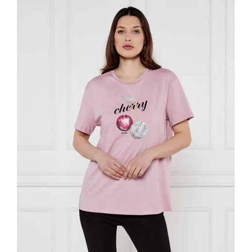 Liu Jo T-shirt | Regular Fit ze sklepu Gomez Fashion Store w kategorii Bluzki damskie - zdjęcie 185013340