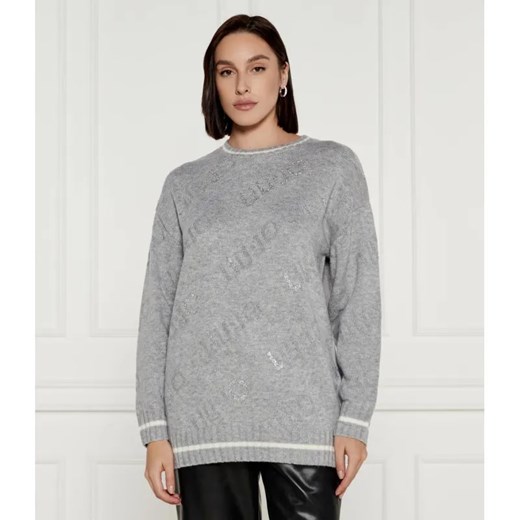 Liu Jo Sport Sweter | Regular Fit | z dodatkiem wełny ze sklepu Gomez Fashion Store w kategorii Swetry damskie - zdjęcie 185013343