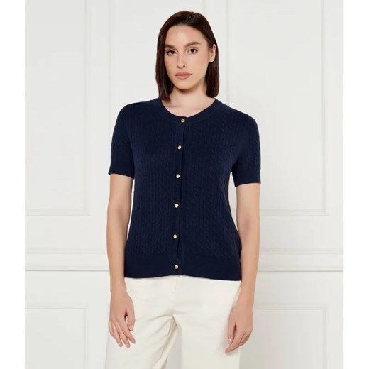 Tommy Hilfiger Wełniany kardigan | Regular Fit ze sklepu Gomez Fashion Store w kategorii Swetry damskie - zdjęcie 185013373