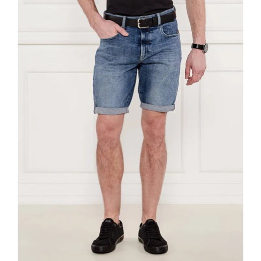 G- Star Raw Jeansowe szorty 3301 | Slim Fit | stretch ze sklepu Gomez Fashion Store w kategorii Spodenki męskie - zdjęcie 185013431