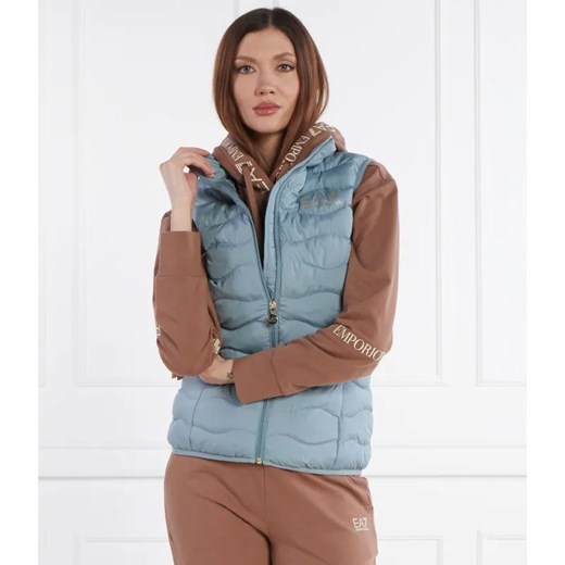 EA7 Bezrękawnik | Regular Fit ze sklepu Gomez Fashion Store w kategorii Kamizelki damskie - zdjęcie 185013740