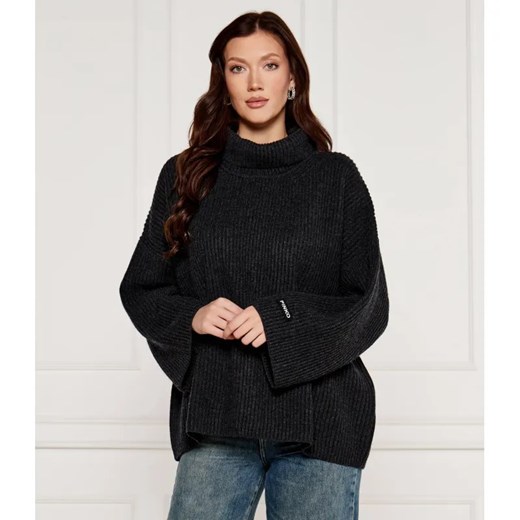 Pinko Wełniany sweter BURMILLA | Oversize fit | z dodatkiem kaszmiru ze sklepu Gomez Fashion Store w kategorii Swetry damskie - zdjęcie 185013830