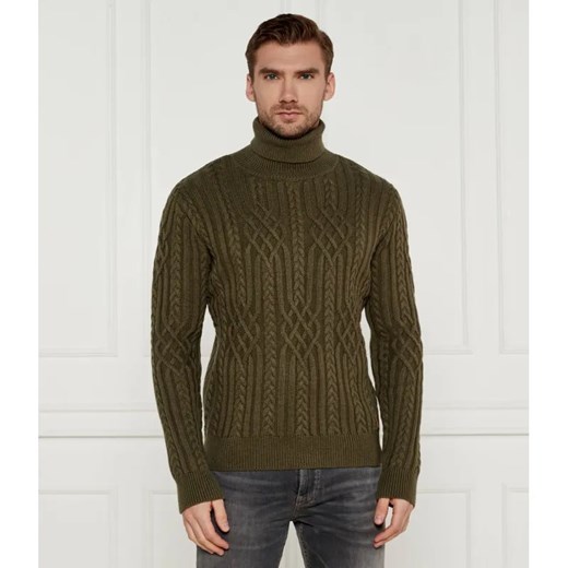 GUESS Golf EVANDER | Regular Fit | z dodatkiem wełny ze sklepu Gomez Fashion Store w kategorii Swetry męskie - zdjęcie 185013844