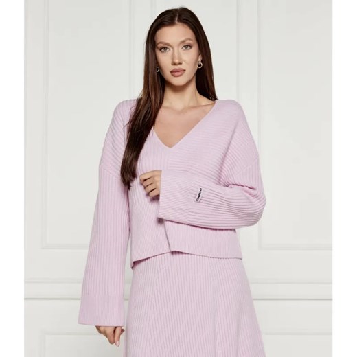 Pinko Wełniany sweter APHRODITE GIANT | Loose fit | z dodatkiem kaszmiru ze sklepu Gomez Fashion Store w kategorii Swetry damskie - zdjęcie 185013910