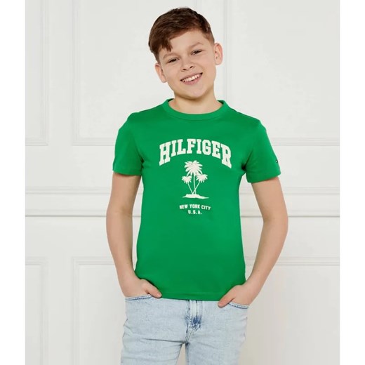 Tommy Hilfiger T-shirt | Regular Fit ze sklepu Gomez Fashion Store w kategorii T-shirty chłopięce - zdjęcie 185014241