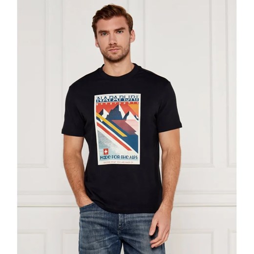 Napapijri T-shirt S-PORTALET | Relaxed fit ze sklepu Gomez Fashion Store w kategorii T-shirty męskie - zdjęcie 185014250
