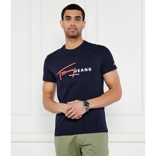 Tommy Jeans T-shirt | Regular Fit ze sklepu Gomez Fashion Store w kategorii T-shirty męskie - zdjęcie 185014442