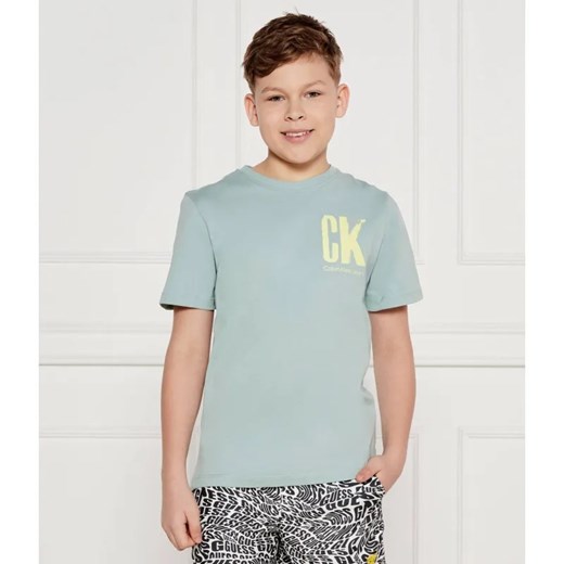Calvin Klein Jeans T-shirt | Regular Fit ze sklepu Gomez Fashion Store w kategorii T-shirty chłopięce - zdjęcie 185014612