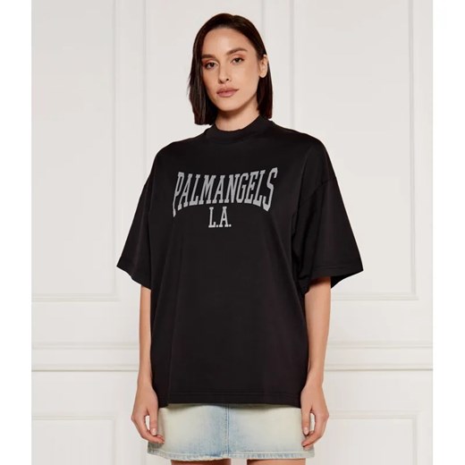 Palm Angels T-shirt | Loose fit ze sklepu Gomez Fashion Store w kategorii Bluzki damskie - zdjęcie 185014680