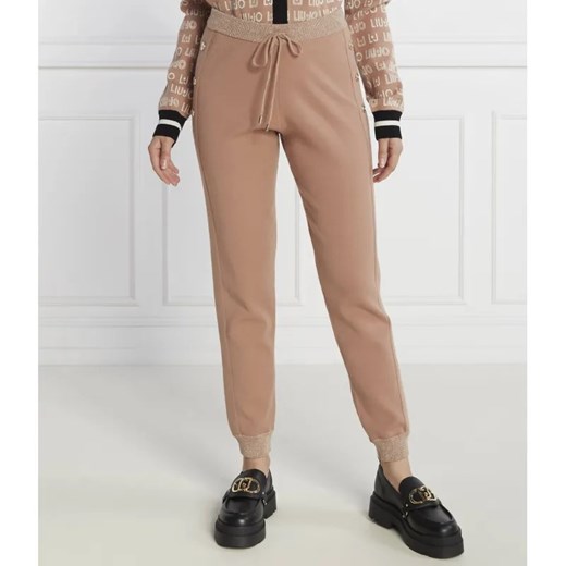 Liu Jo Sport Spodnie dzianinowe | Regular Fit ze sklepu Gomez Fashion Store w kategorii Spodnie damskie - zdjęcie 185014704