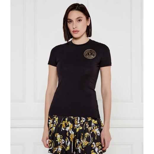 Versace Jeans Couture T-shirt | Slim Fit ze sklepu Gomez Fashion Store w kategorii Bluzki damskie - zdjęcie 185014813