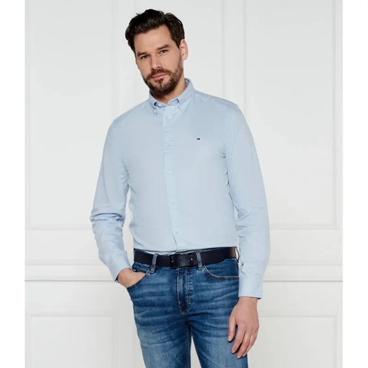 Tommy Hilfiger Koszula FLEX DOBBY | Slim Fit ze sklepu Gomez Fashion Store w kategorii Koszule męskie - zdjęcie 185014903