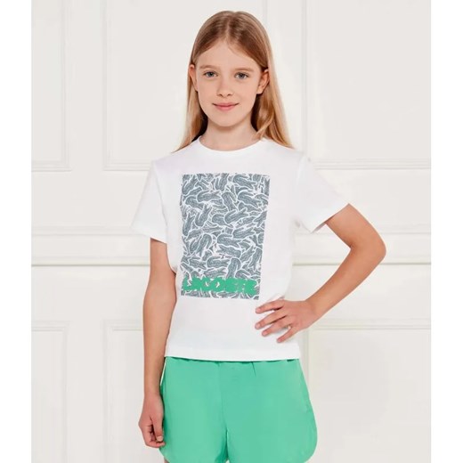 Lacoste T-shirt | Regular Fit ze sklepu Gomez Fashion Store w kategorii Bluzki dziewczęce - zdjęcie 185015042