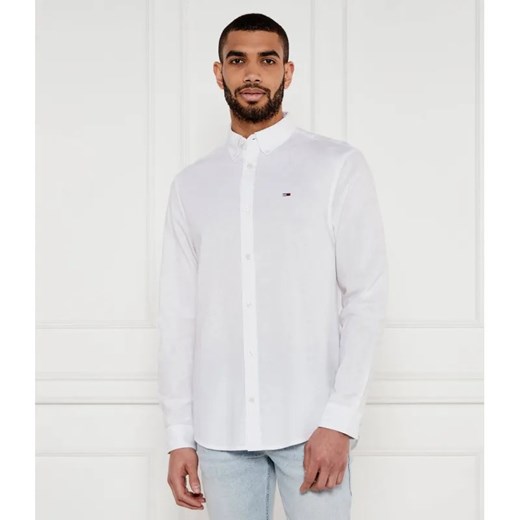 Tommy Jeans Koszula | Regular Fit | z dodatkiem lnu ze sklepu Gomez Fashion Store w kategorii Koszule męskie - zdjęcie 185015170