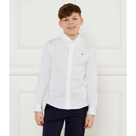 Tommy Hilfiger Koszula | Regular Fit | pique ze sklepu Gomez Fashion Store w kategorii Koszule chłopięce - zdjęcie 185015221