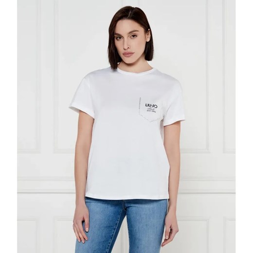 Liu Jo T-shirt | Relaxed fit ze sklepu Gomez Fashion Store w kategorii Bluzki damskie - zdjęcie 185015283