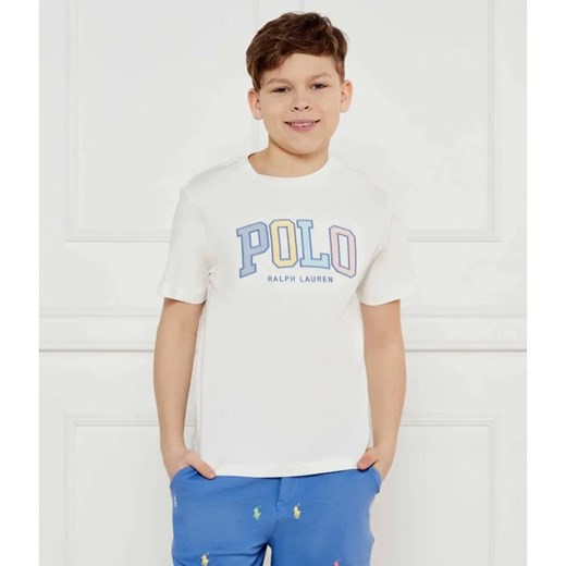 POLO RALPH LAUREN T-shirt | Regular Fit ze sklepu Gomez Fashion Store w kategorii T-shirty chłopięce - zdjęcie 185015432