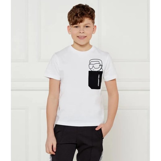 Karl Lagerfeld Kids T-shirt | Regular Fit ze sklepu Gomez Fashion Store w kategorii T-shirty chłopięce - zdjęcie 185015452