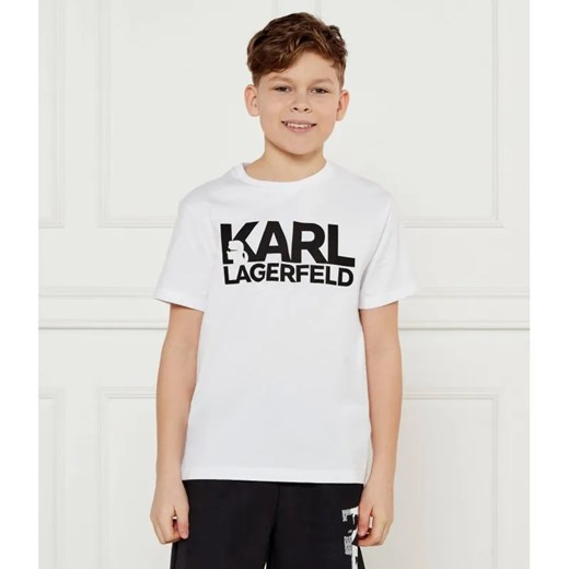 Karl Lagerfeld Kids T-shirt | Regular Fit ze sklepu Gomez Fashion Store w kategorii T-shirty chłopięce - zdjęcie 185015484