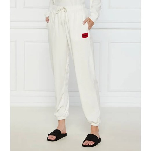 Hugo Bodywear Spodnie dresowe NEVE | Regular Fit ze sklepu Gomez Fashion Store w kategorii Piżamy damskie - zdjęcie 185015553