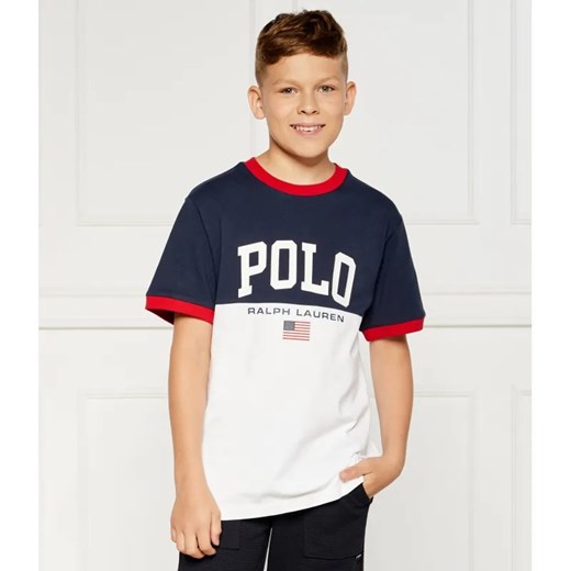 POLO RALPH LAUREN T-shirt | Regular Fit ze sklepu Gomez Fashion Store w kategorii T-shirty chłopięce - zdjęcie 185015562