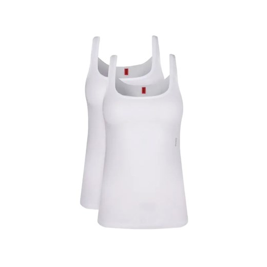 Hugo Bodywear Tank top 2-pack TWIN VEST | Slim Fit ze sklepu Gomez Fashion Store w kategorii Bluzki damskie - zdjęcie 185015572