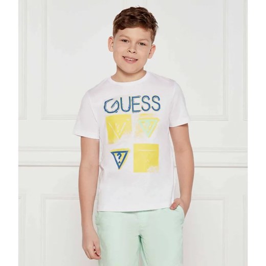 Guess T-shirt | Regular Fit ze sklepu Gomez Fashion Store w kategorii T-shirty chłopięce - zdjęcie 185015590