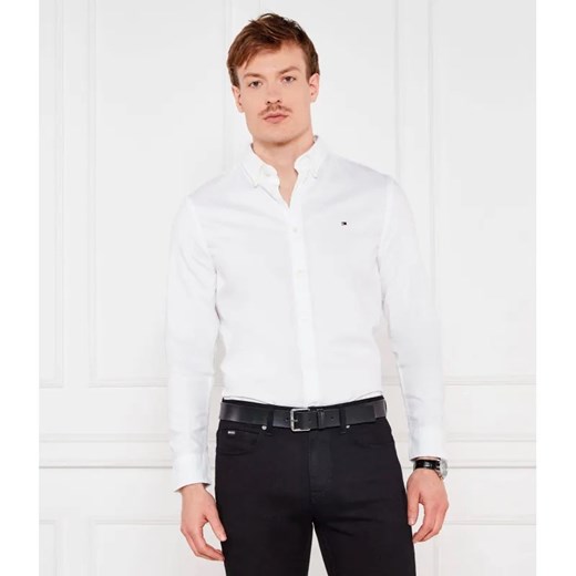 Tommy Hilfiger Koszula FLEX DOBBY | Slim Fit ze sklepu Gomez Fashion Store w kategorii Koszule męskie - zdjęcie 185015631