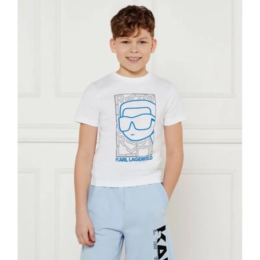 Karl Lagerfeld Kids T-shirt | Regular Fit ze sklepu Gomez Fashion Store w kategorii T-shirty chłopięce - zdjęcie 185015641