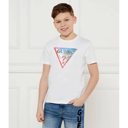Guess T-shirt | Regular Fit ze sklepu Gomez Fashion Store w kategorii T-shirty chłopięce - zdjęcie 185015710