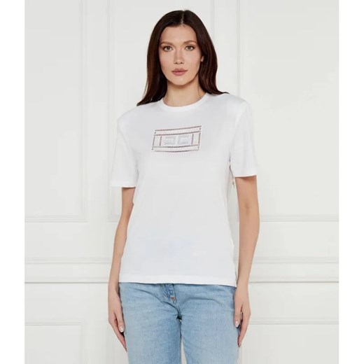 Elisabetta Franchi T-shirt | Regular Fit ze sklepu Gomez Fashion Store w kategorii Bluzki damskie - zdjęcie 185015722
