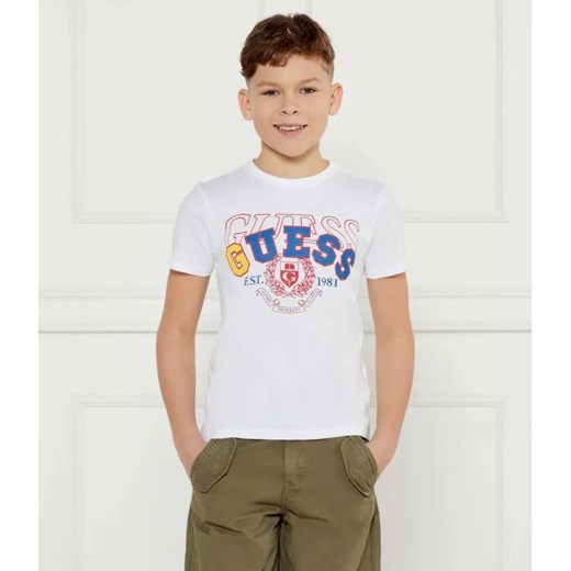 Guess T-shirt | Regular Fit ze sklepu Gomez Fashion Store w kategorii T-shirty chłopięce - zdjęcie 185015750