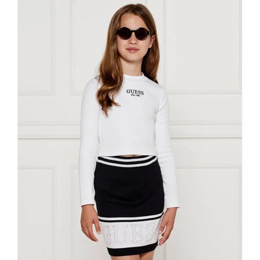 Guess Bluzka | Cropped Fit | stretch ze sklepu Gomez Fashion Store w kategorii Bluzki dziewczęce - zdjęcie 185015771